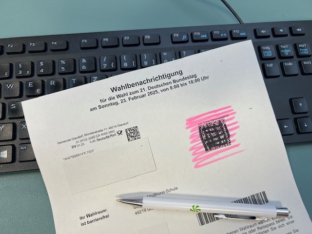 Briefwahl mit QR-Code beantragen