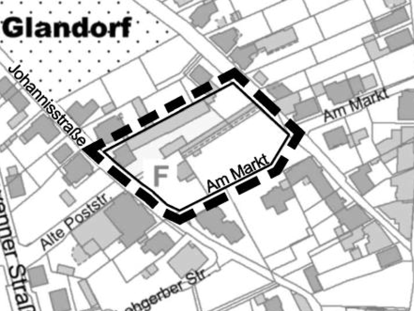 Geltungsbereich Bebauungsplan Nr. 202/II „Johannisstraße“ – 3. Änderung